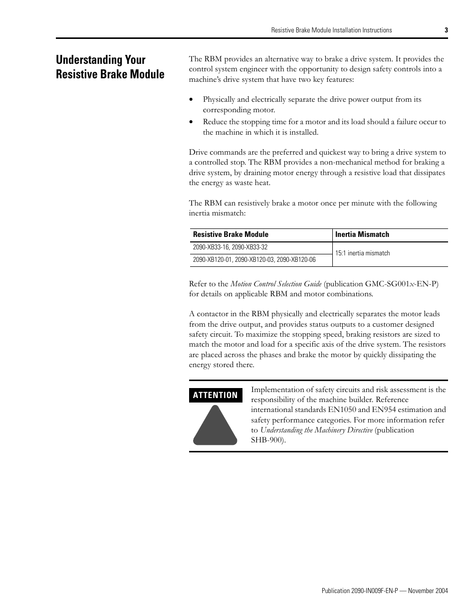 Understanding your resistive brake module | Rockwell Automation 2090-XBxxx Resistive Brake Module Installation Instructions User Manual | Page 3 / 24