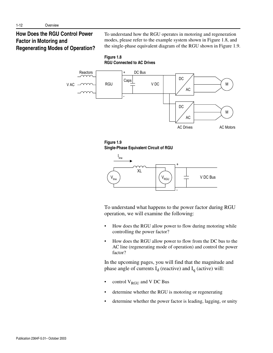 Modes of operation? -12 | Rockwell Automation 2364F Regenerative DC Bus Supply Unit (RGU) User Manual | Page 28 / 222