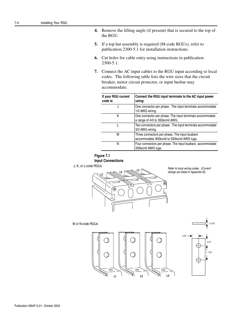 Rockwell Automation 2364F Regenerative DC Bus Supply Unit (RGU) User Manual | Page 74 / 222