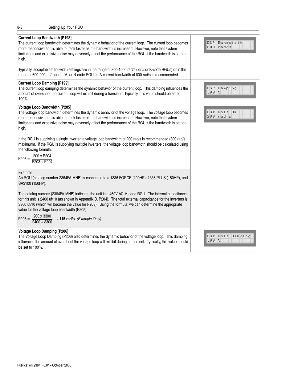 Rockwell Automation 2364F Regenerative DC Bus Supply Unit (RGU) User Manual | Page 92 / 222