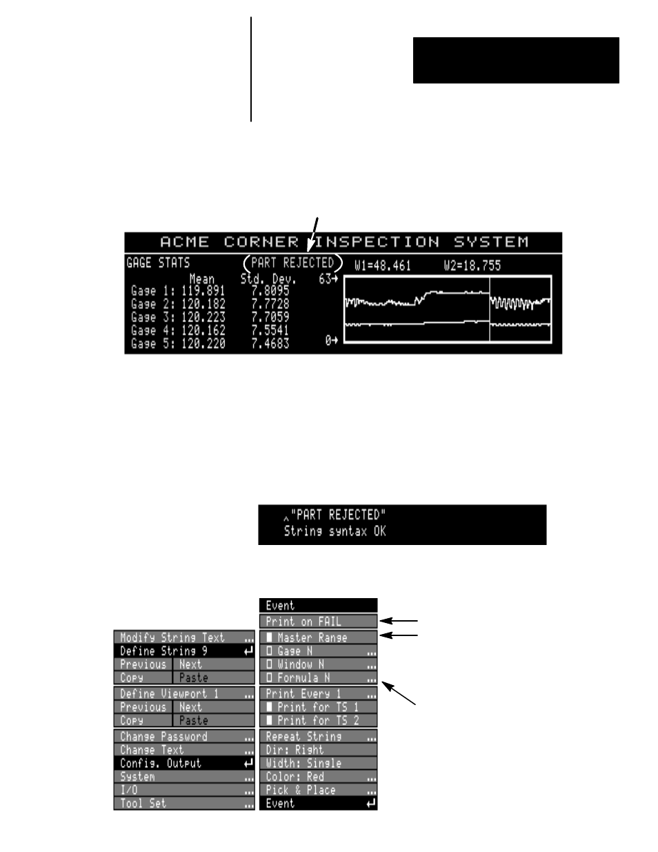 Example 6 – conditionally displaying a text string | Rockwell Automation 5370-UPK CVIM USER-PAK Option User Manual | Page 117 / 142