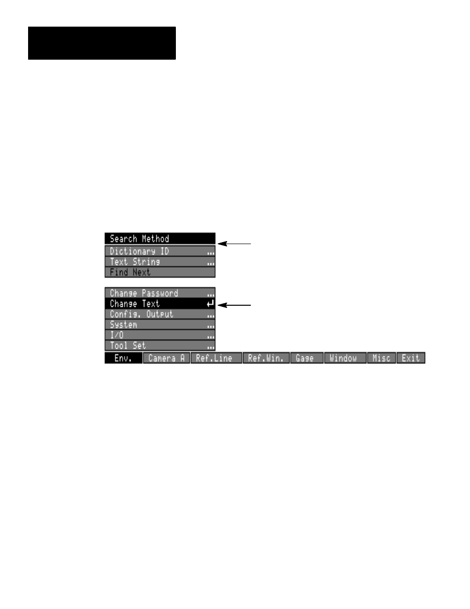 Text modification, Searching for text | Rockwell Automation 5370-UPK CVIM USER-PAK Option User Manual | Page 33 / 142