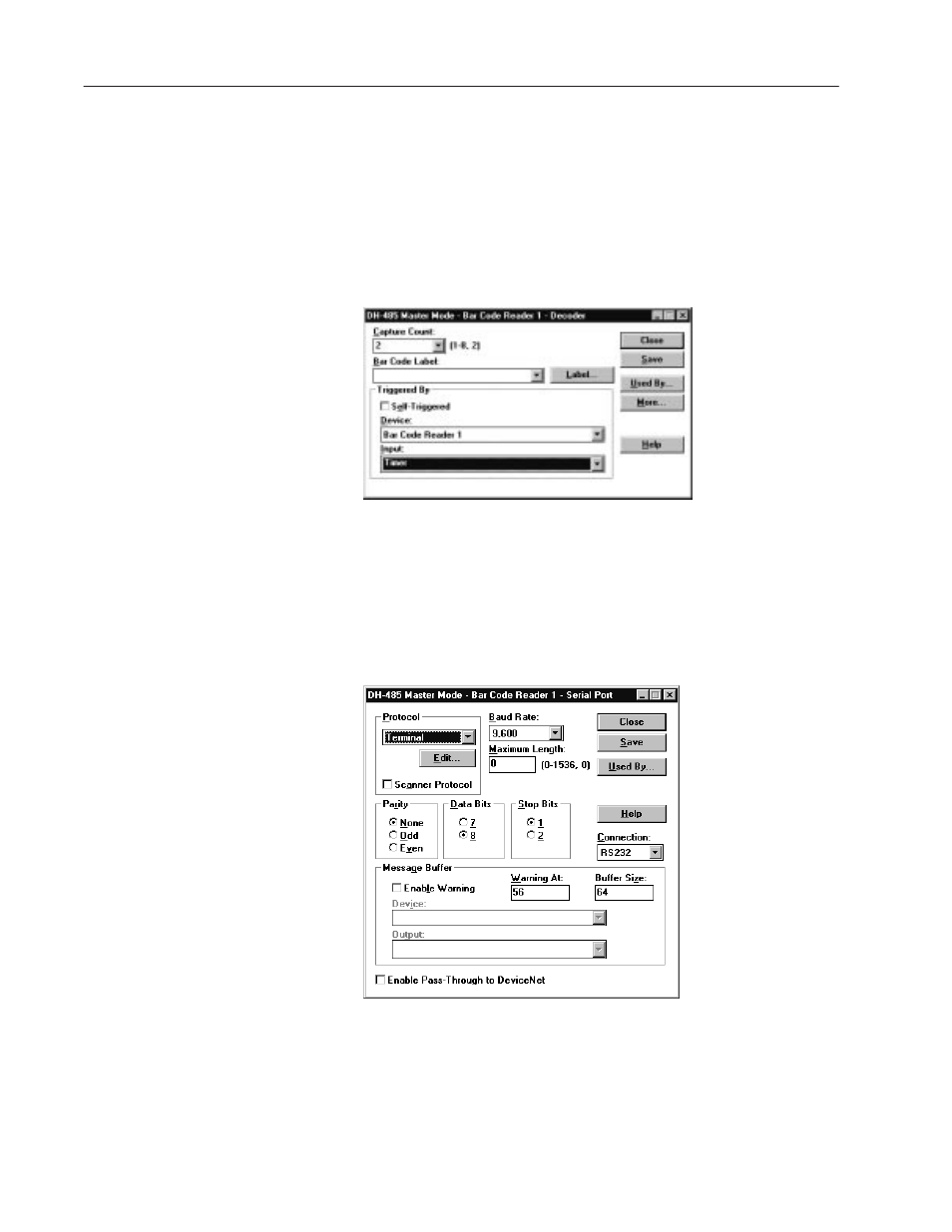 Rockwell Automation 2755-SNx Adaptascan Bar Code Readers User Manual | Page 118 / 354