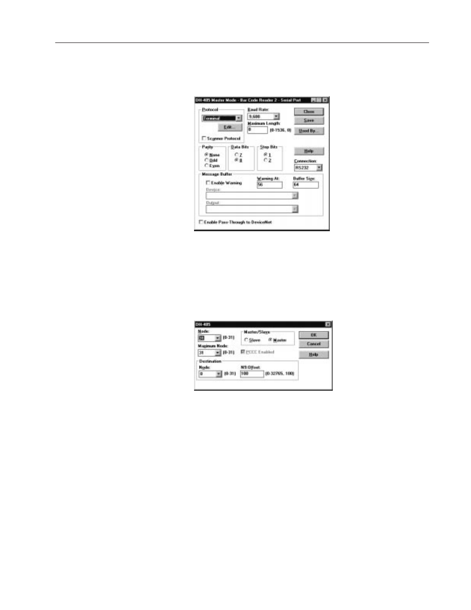 Rockwell Automation 2755-SNx Adaptascan Bar Code Readers User Manual | Page 125 / 354