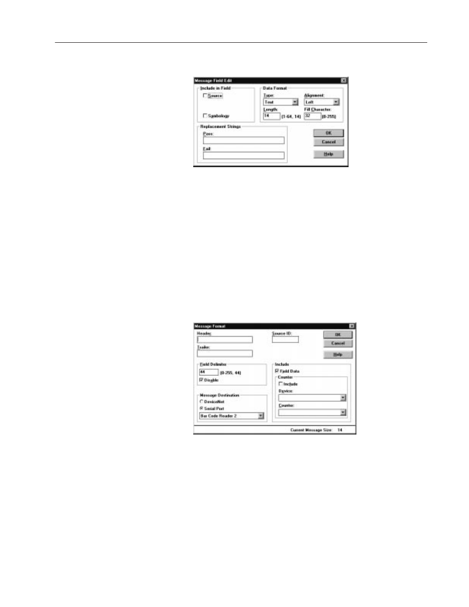 Rockwell Automation 2755-SNx Adaptascan Bar Code Readers User Manual | Page 127 / 354
