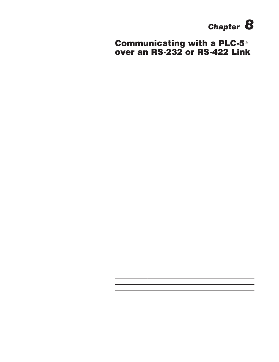 Overview, Hardware requirements, Software requirements | Related publications, Communicating with a plcć5, Chapter | Rockwell Automation 2755-SNx Adaptascan Bar Code Readers User Manual | Page 129 / 354
