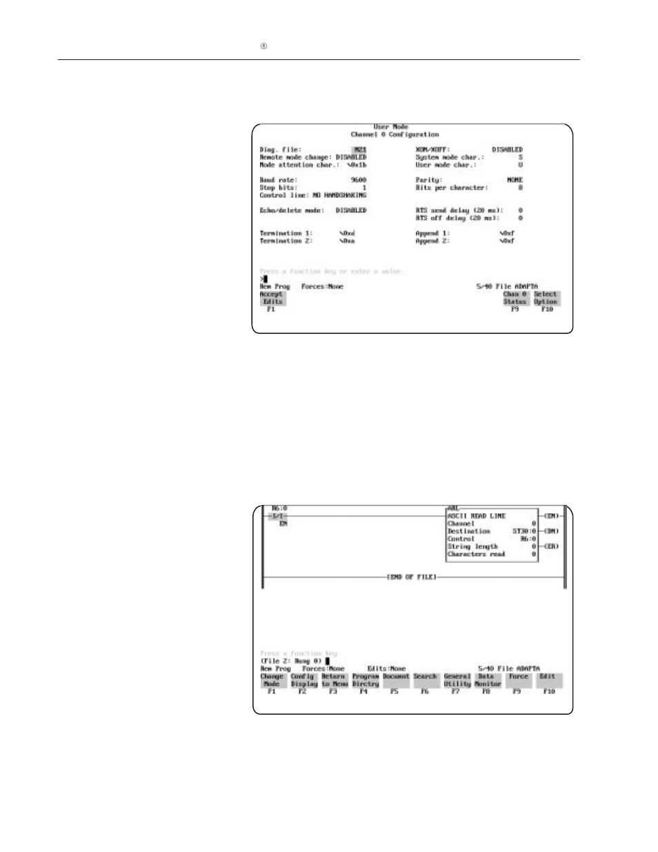 Plc-5 ladder logic program | Rockwell Automation 2755-SNx Adaptascan Bar Code Readers User Manual | Page 132 / 354