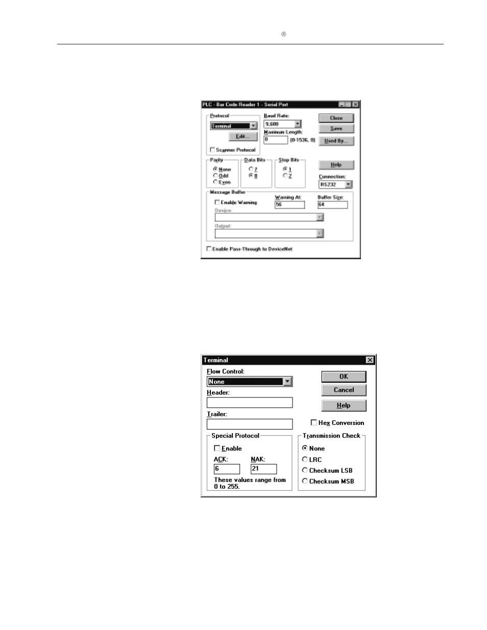 Rockwell Automation 2755-SNx Adaptascan Bar Code Readers User Manual | Page 137 / 354