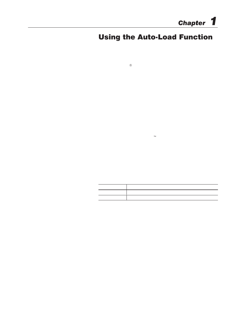 1 - using the auto-load function, Overview, Hardware requirements | Software requirements, Related publications, Using the autoćload function, Chapter | Rockwell Automation 2755-SNx Adaptascan Bar Code Readers User Manual | Page 18 / 354