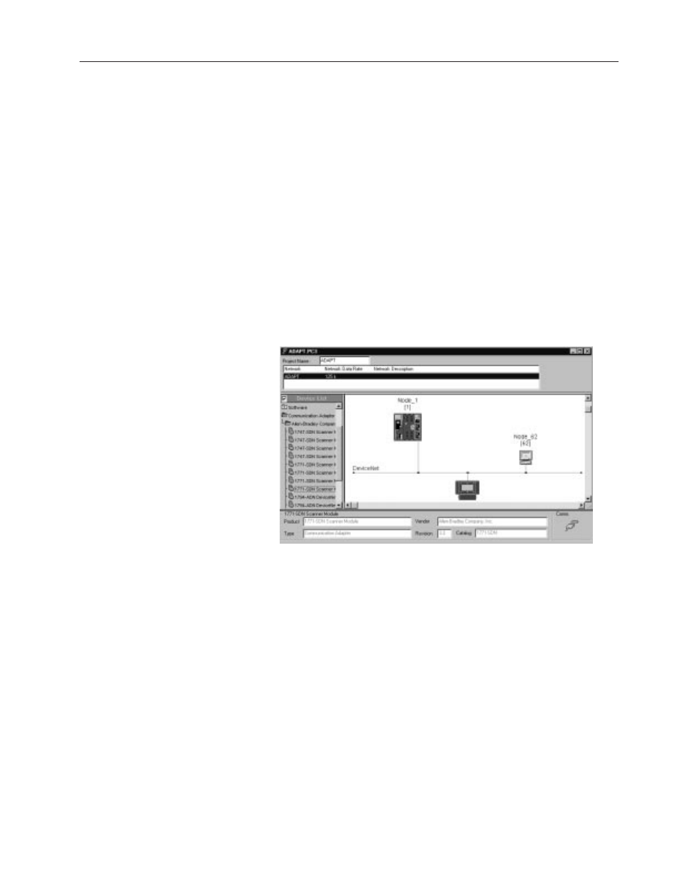 Configuring the devicenet scanner | Rockwell Automation 2755-SNx Adaptascan Bar Code Readers User Manual | Page 207 / 354
