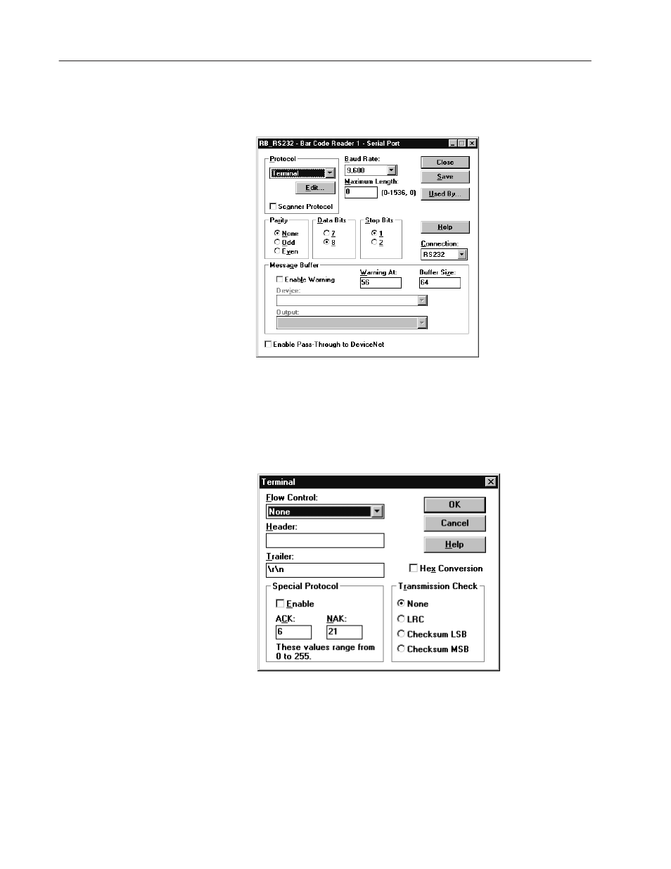 Rockwell Automation 2755-SNx Adaptascan Bar Code Readers User Manual | Page 268 / 354