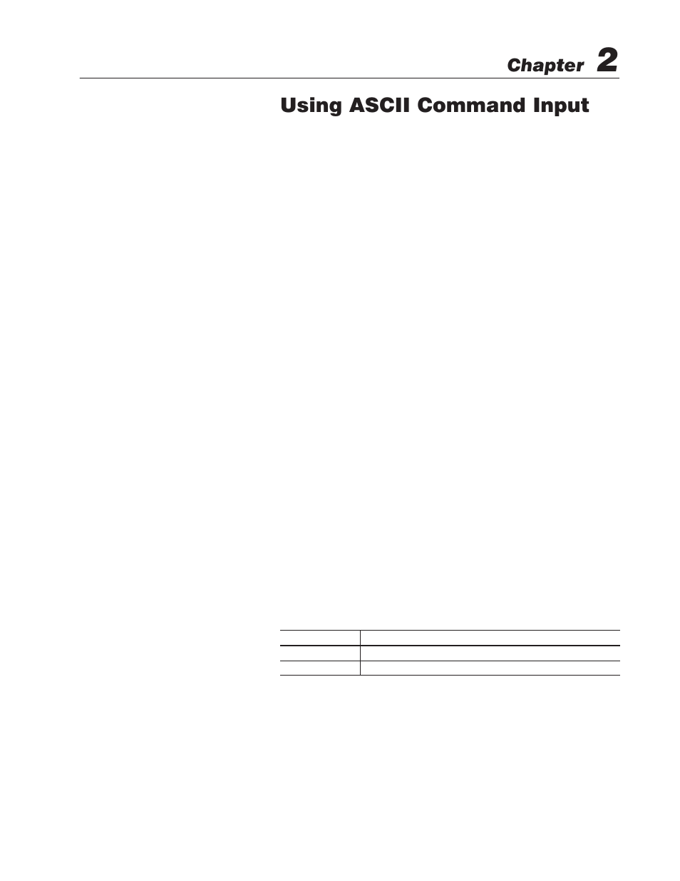 2 - using ascii command input, Overview, Hardware requirements | Software requirements, Related publications, Using ascii command input, Chapter | Rockwell Automation 2755-SNx Adaptascan Bar Code Readers User Manual | Page 28 / 354