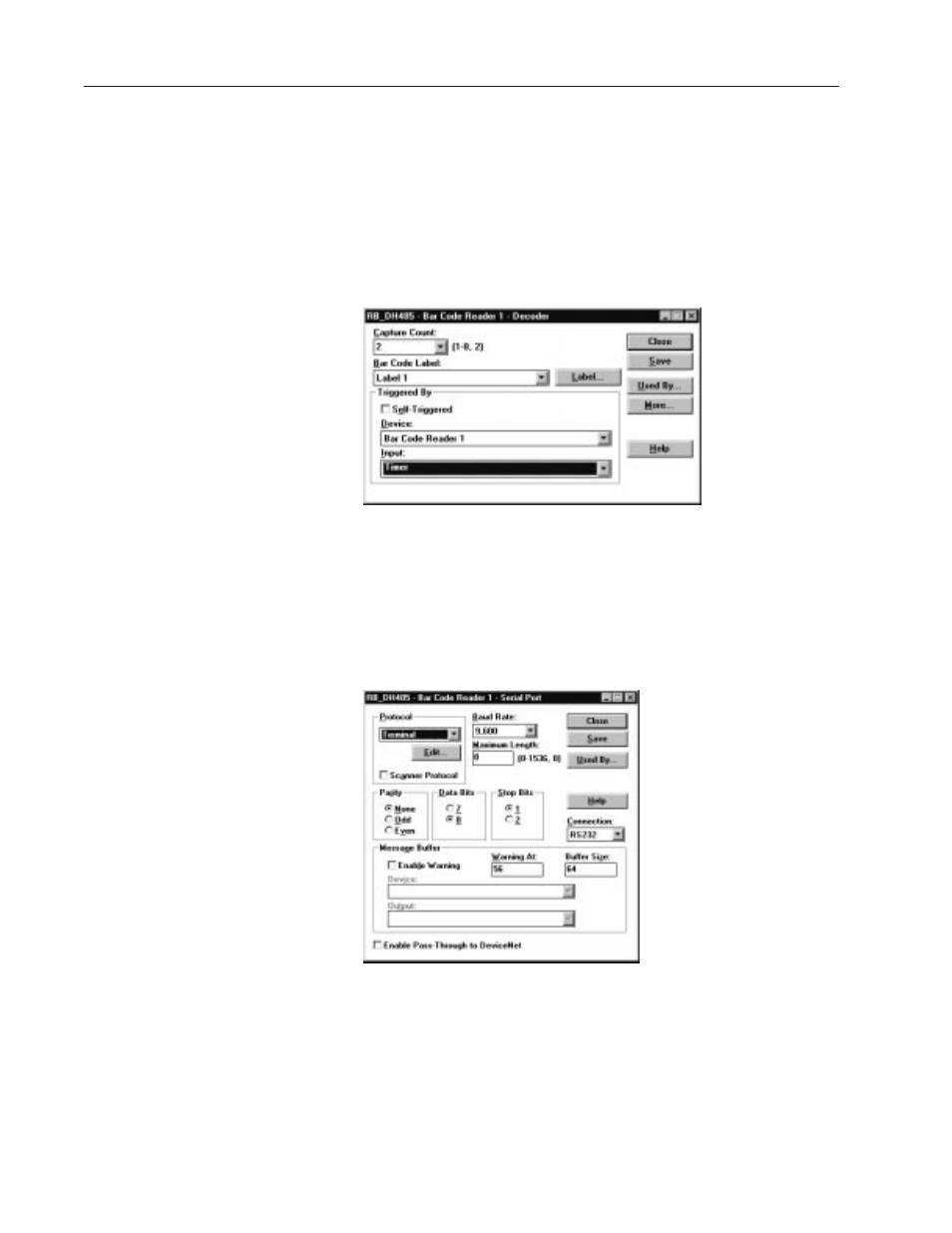 Rockwell Automation 2755-SNx Adaptascan Bar Code Readers User Manual | Page 282 / 354
