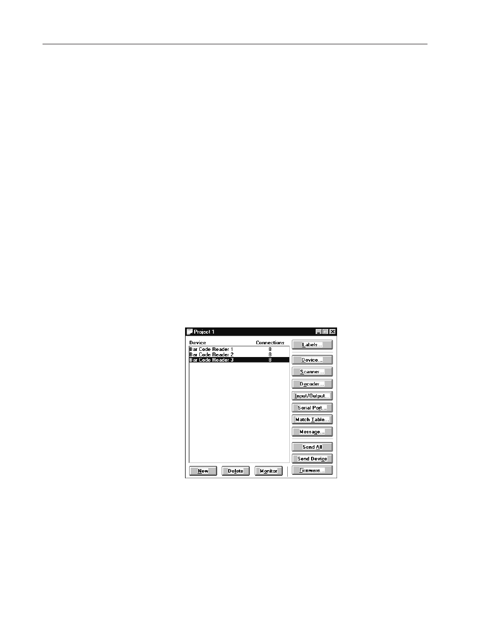 Configuring bar code reader 1 | Rockwell Automation 2755-SNx Adaptascan Bar Code Readers User Manual | Page 307 / 354