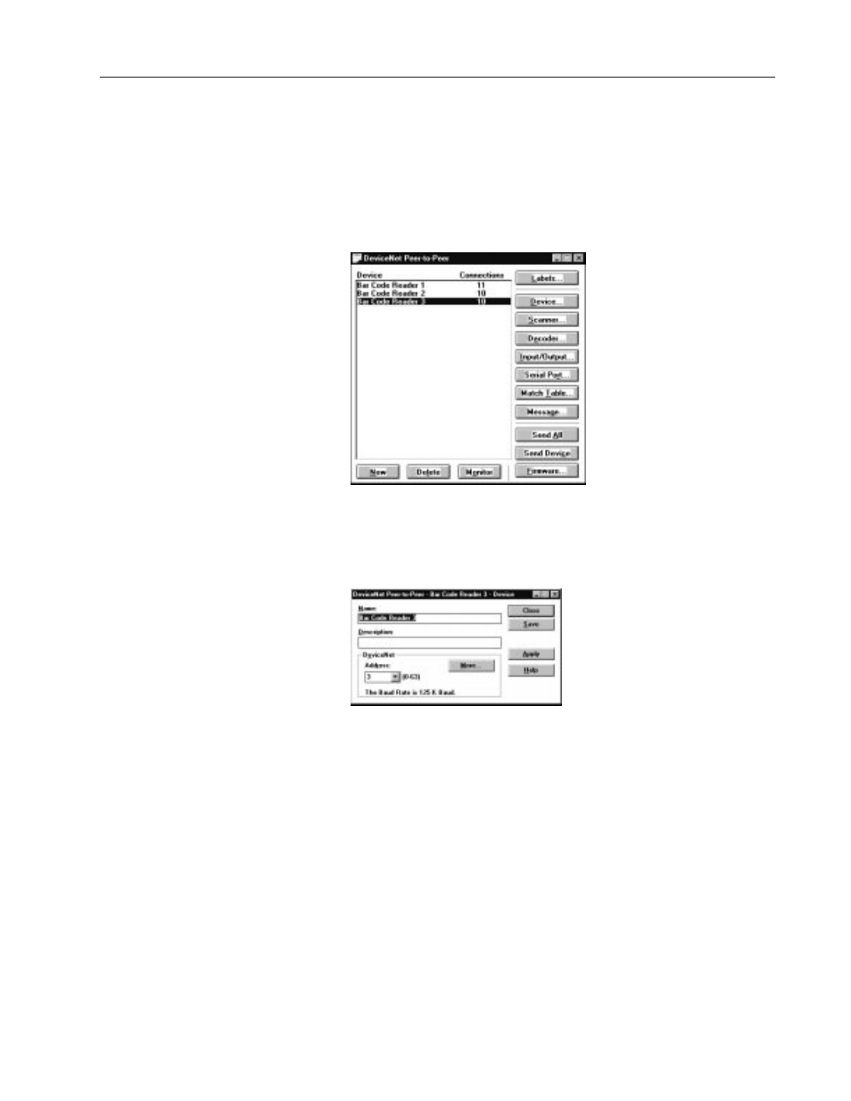 Configuring bar code reader 3 | Rockwell Automation 2755-SNx Adaptascan Bar Code Readers User Manual | Page 318 / 354