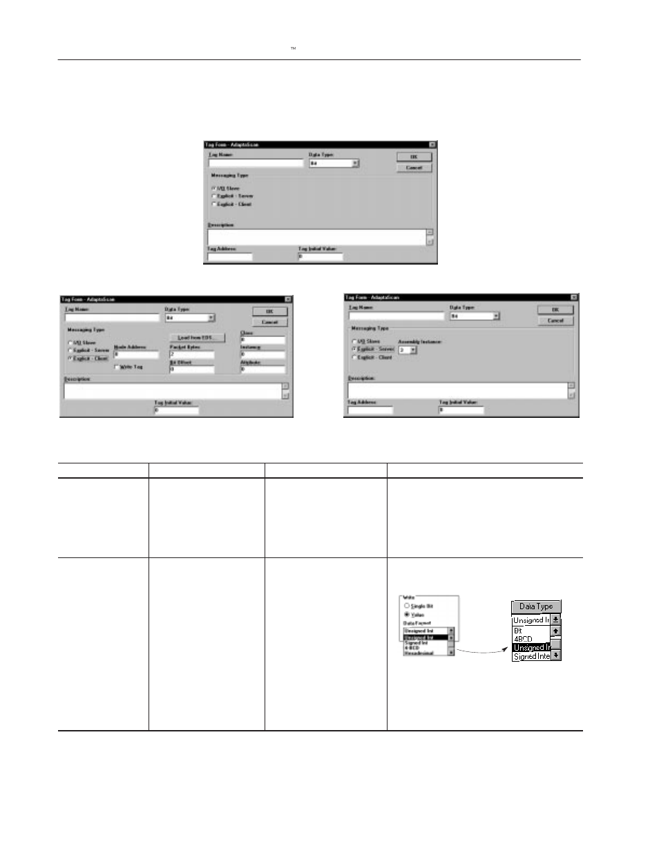 Panelview tag editor | Rockwell Automation 2755-SNx Adaptascan Bar Code Readers User Manual | Page 336 / 354