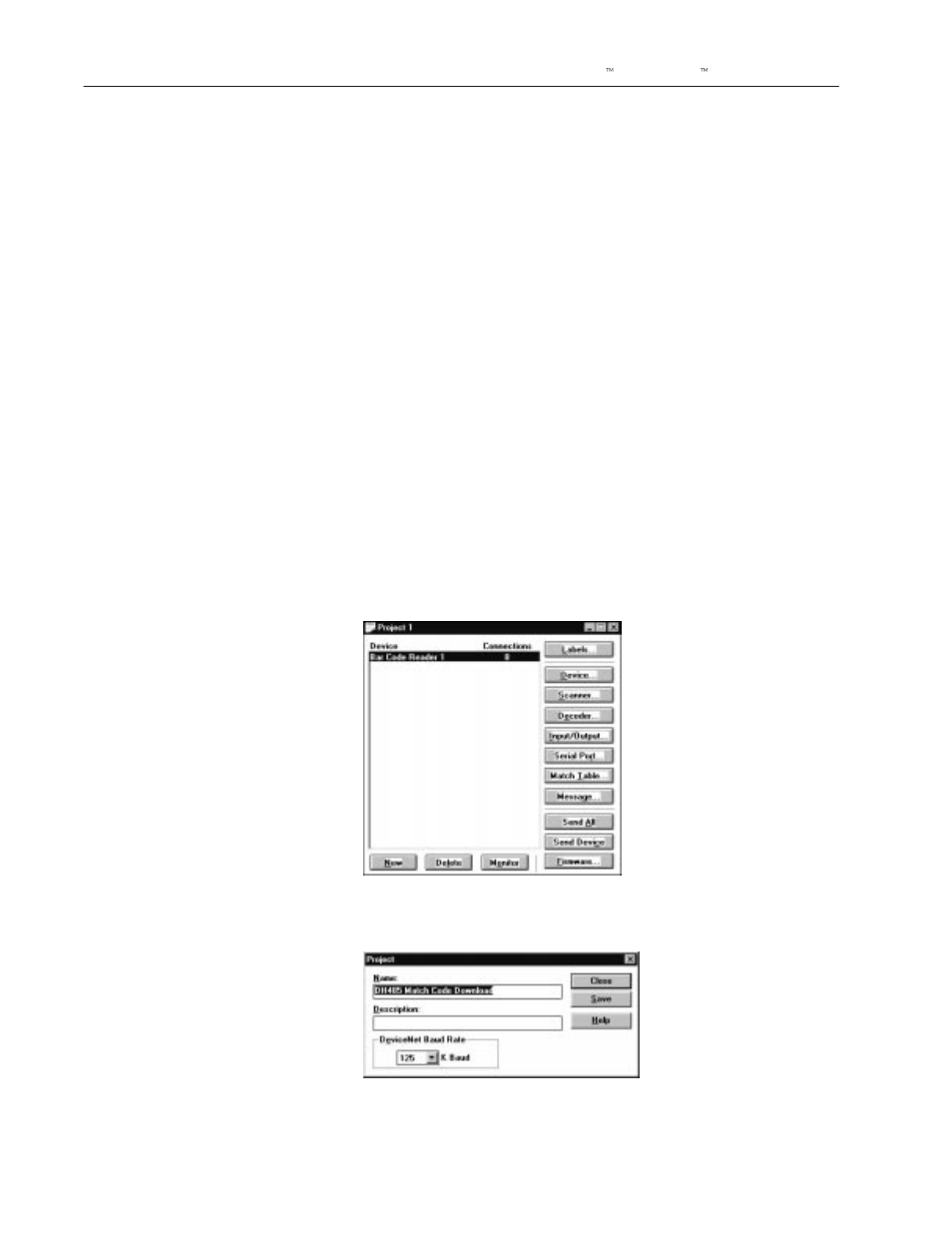 Configuring bar code reader 1 | Rockwell Automation 2755-SNx Adaptascan Bar Code Readers User Manual | Page 62 / 354