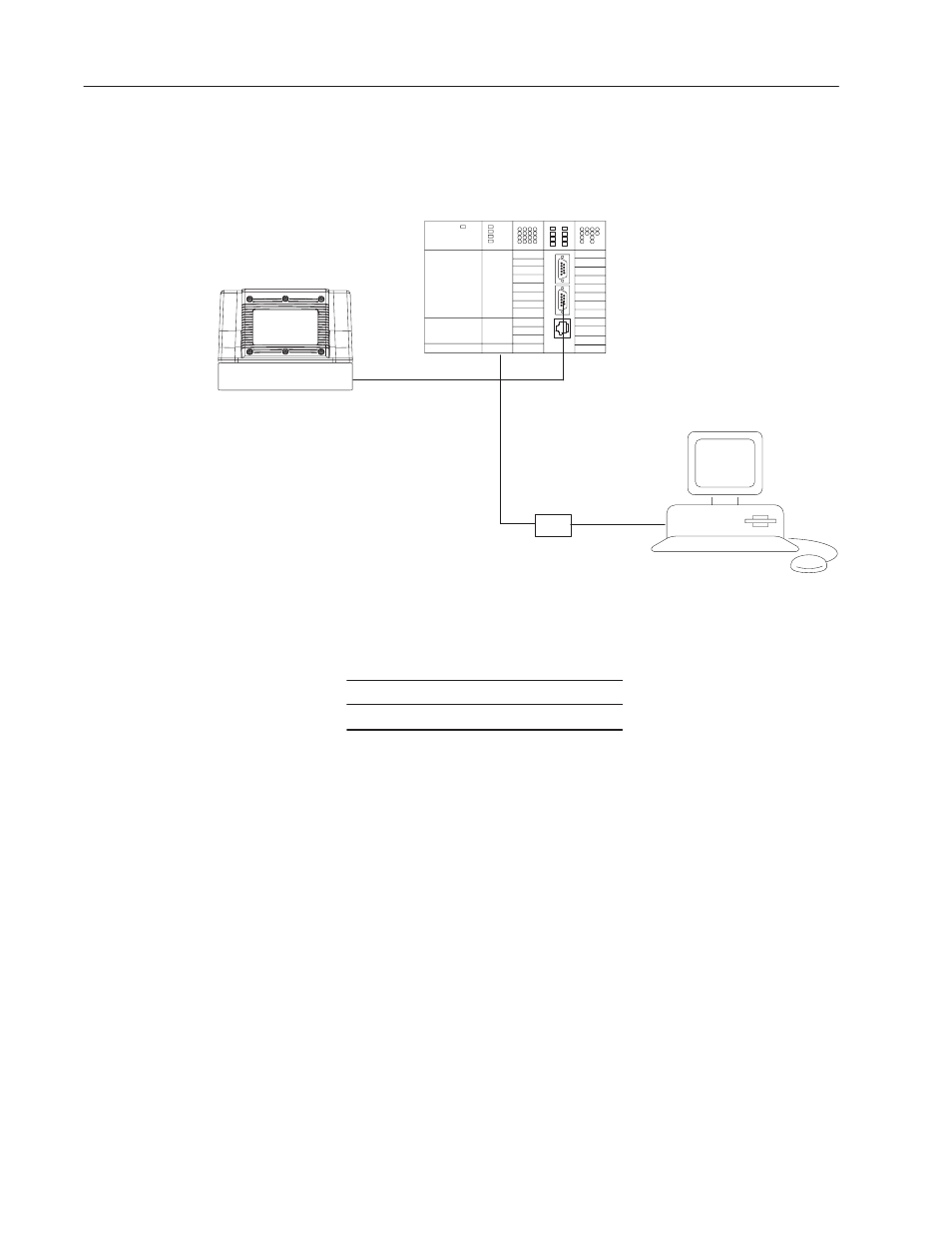Connecting a basic module to the reader | Rockwell Automation 2755-SNx Adaptascan Bar Code Readers User Manual | Page 84 / 354