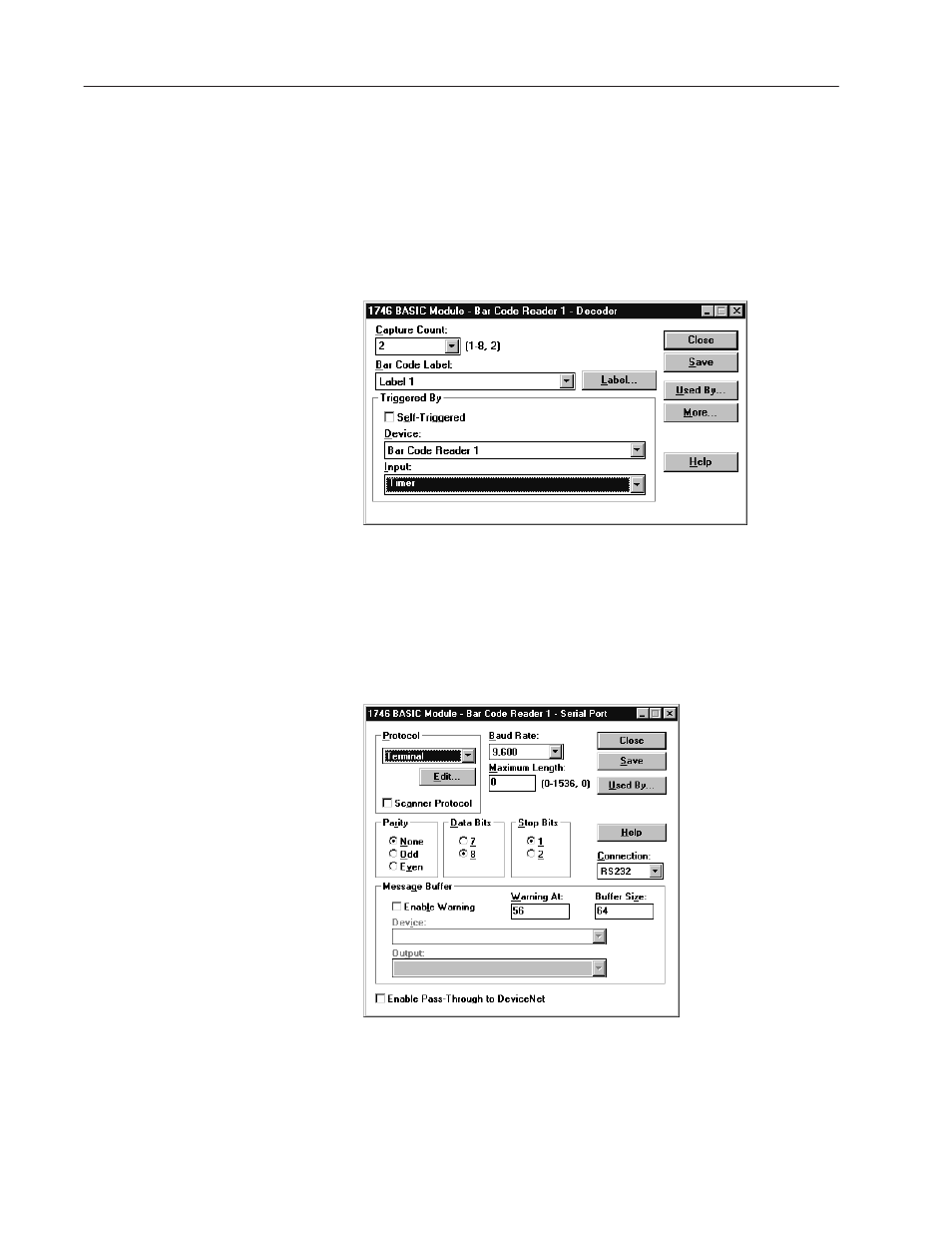 Rockwell Automation 2755-SNx Adaptascan Bar Code Readers User Manual | Page 92 / 354