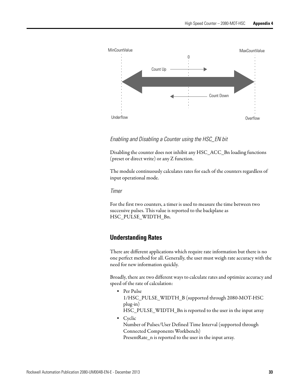 Timer, Understanding rates | Rockwell Automation 2080 Micro800 Digital and Analog Plug-in Modules User Manual | Page 41 / 108