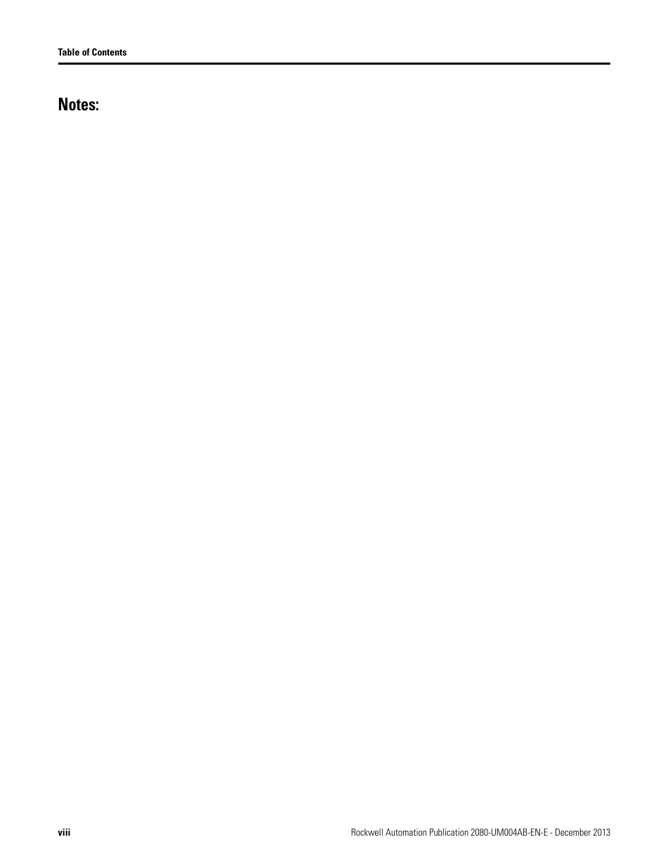 Notes | Rockwell Automation 2080 Micro800 Digital and Analog Plug-in Modules User Manual | Page 8 / 108
