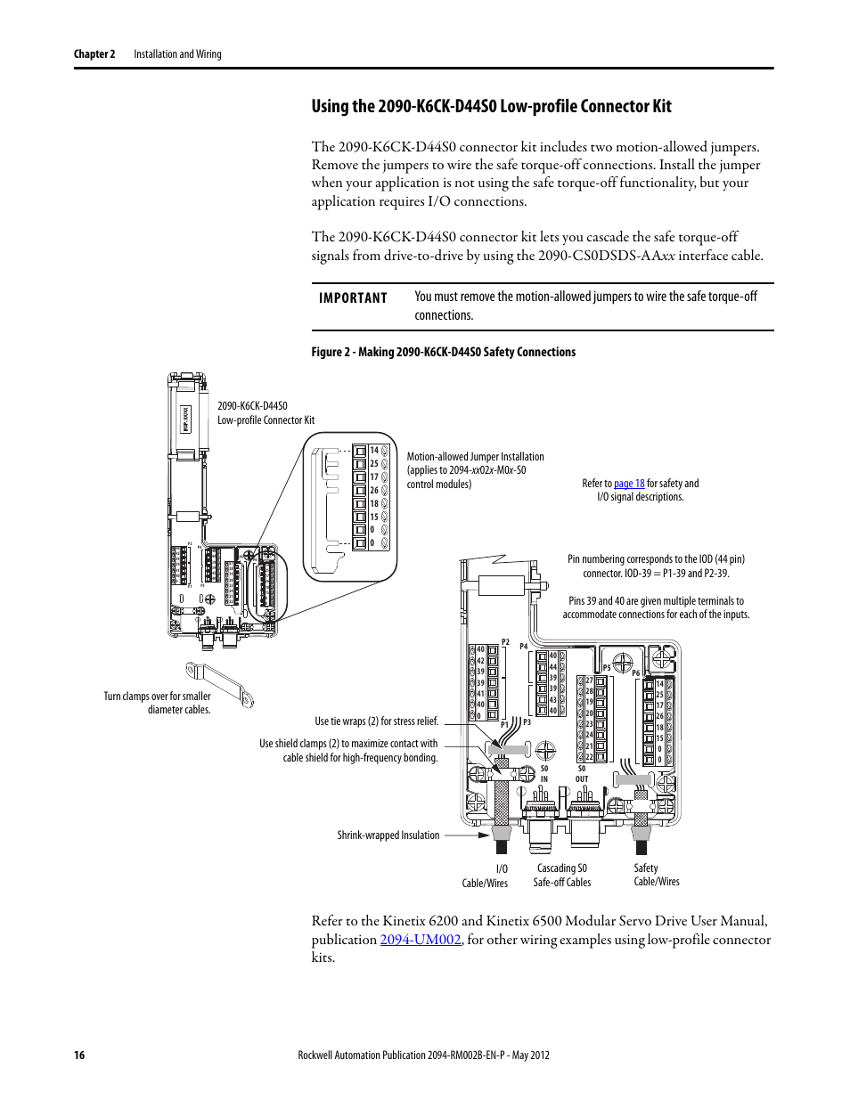 Rockwell Automation 2094-EN02D-M01-S0 Kinetix 6200 and Kinetix 6500 Safe Torque-off Safety Reference Manual User Manual | Page 16 / 42