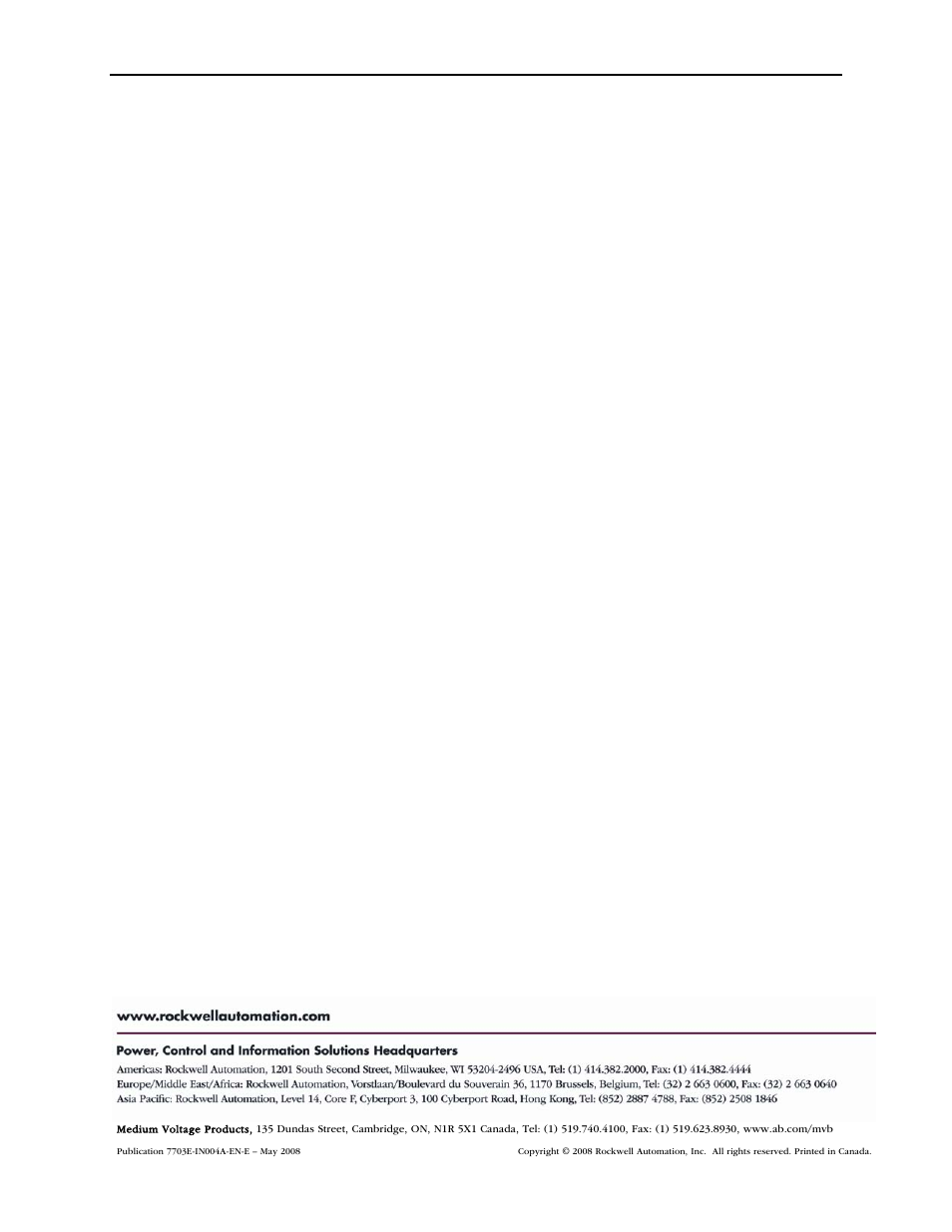 Additional publications | Rockwell Automation MV SMC Flex OEM Components - Fiber Optic Cables User Manual | Page 2 / 2