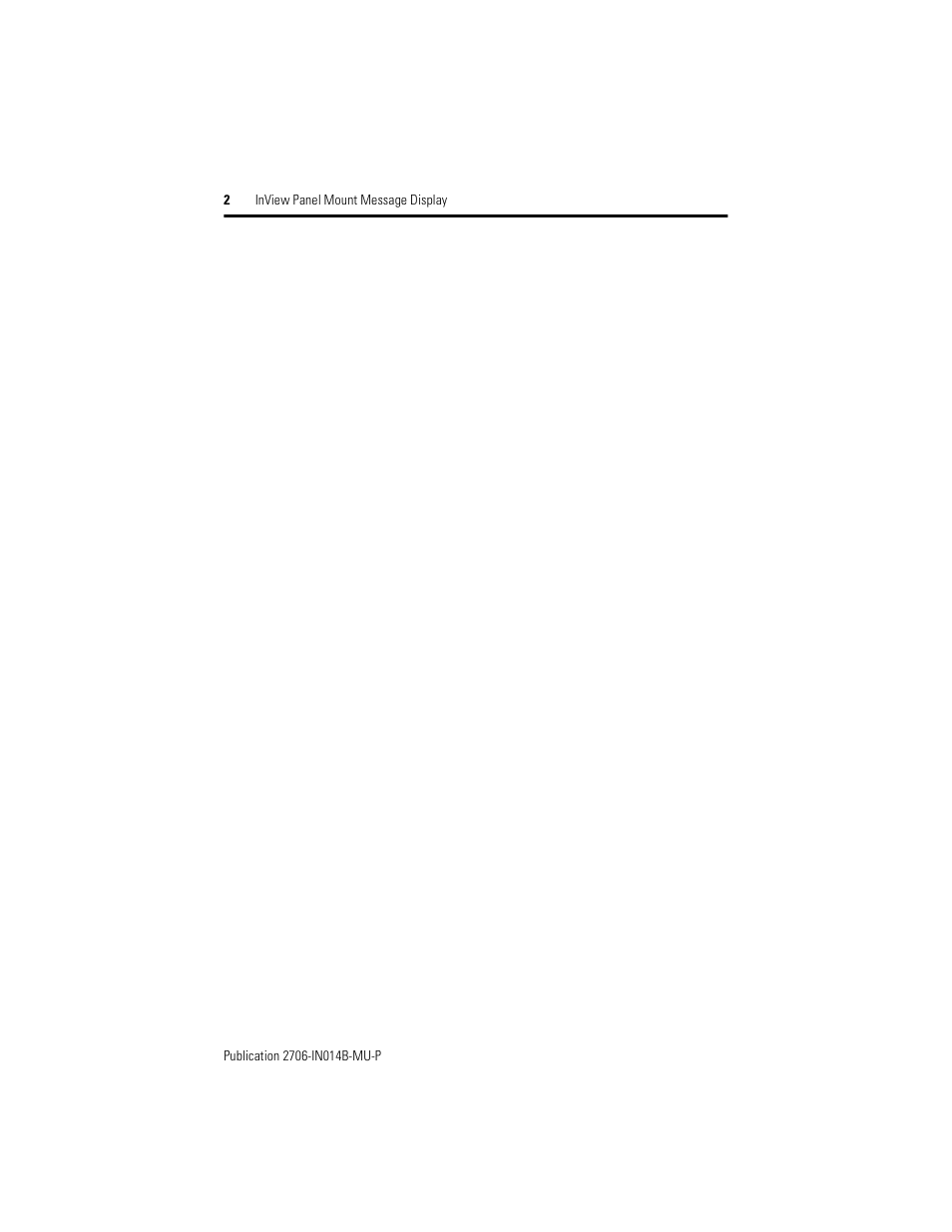 Rockwell Automation 2706-P22R InView Panel Mount Message Display Installation Instructions User Manual | Page 2 / 52