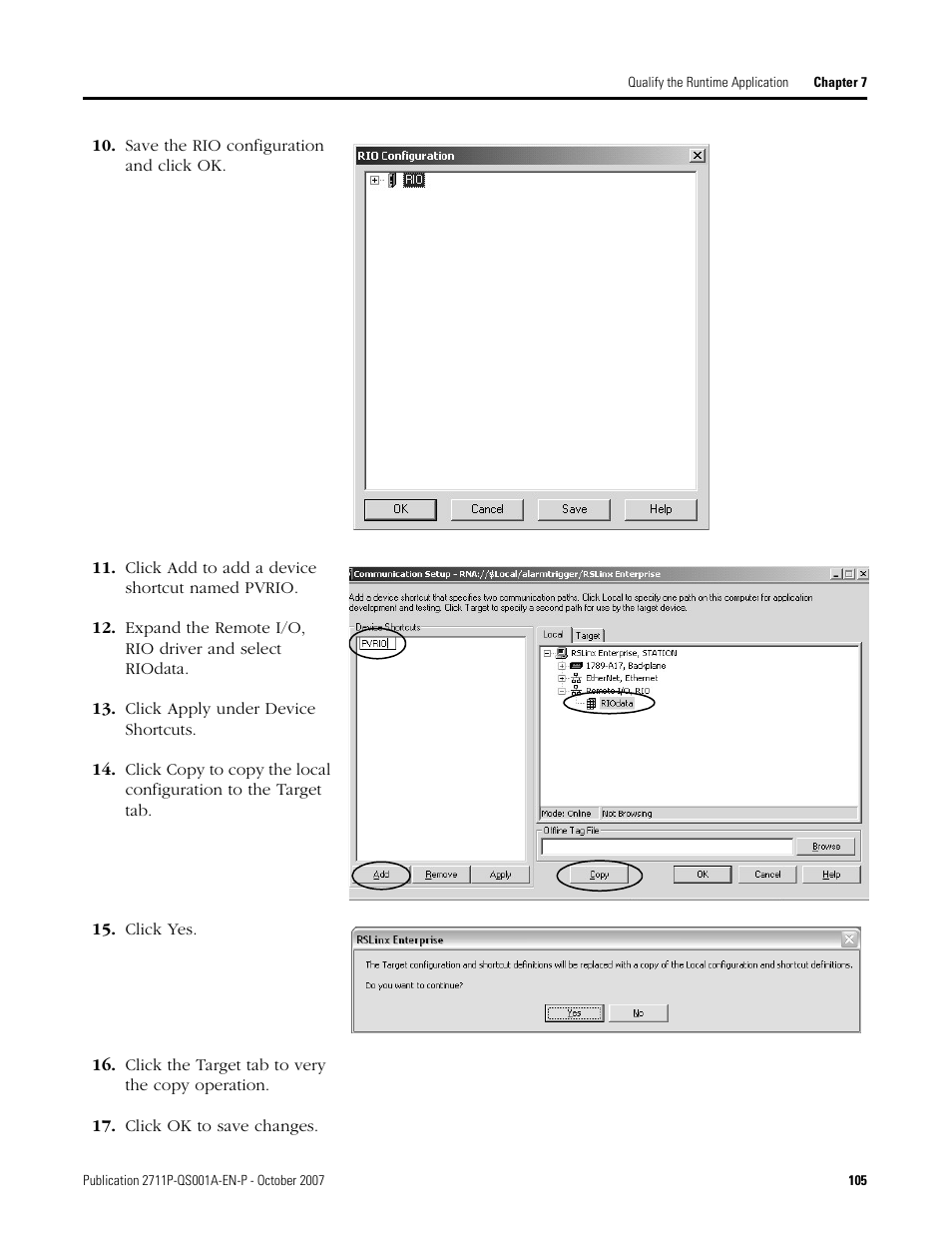 Rockwell Automation Migrating PanelView Enhanced Terminal Applications User Manual | Page 105 / 160