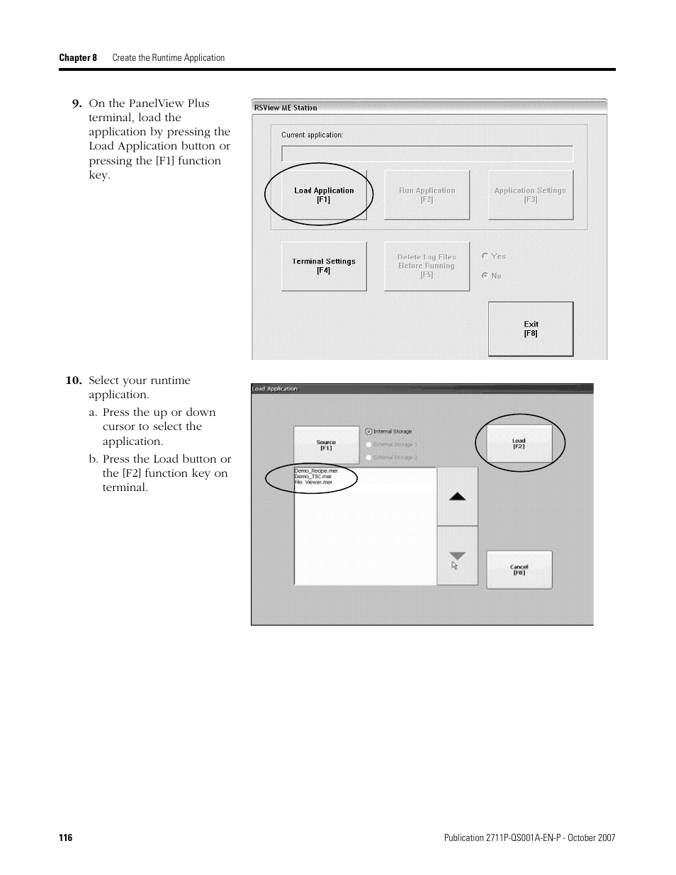 Rockwell Automation Migrating PanelView Enhanced Terminal Applications User Manual | Page 116 / 160