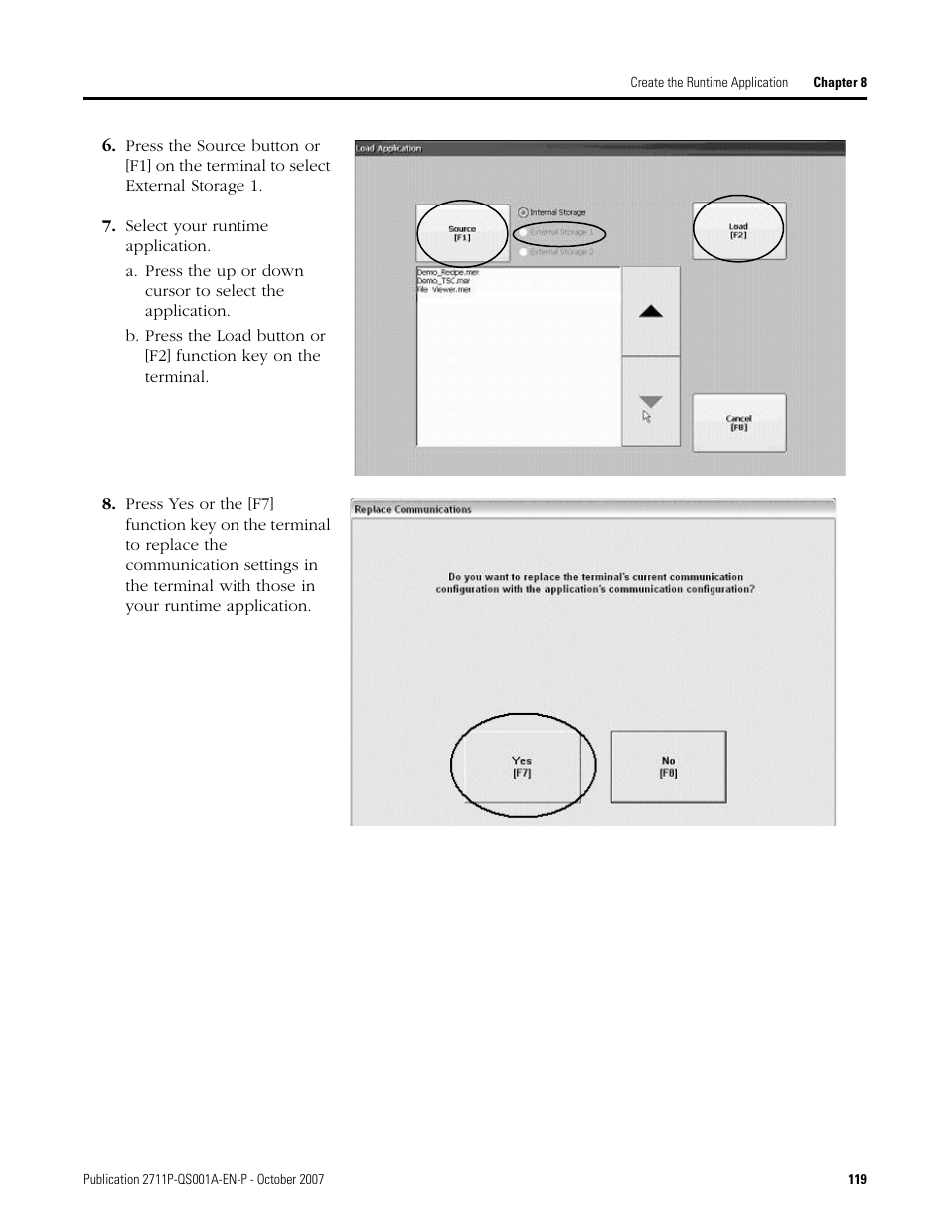 Rockwell Automation Migrating PanelView Enhanced Terminal Applications User Manual | Page 119 / 160