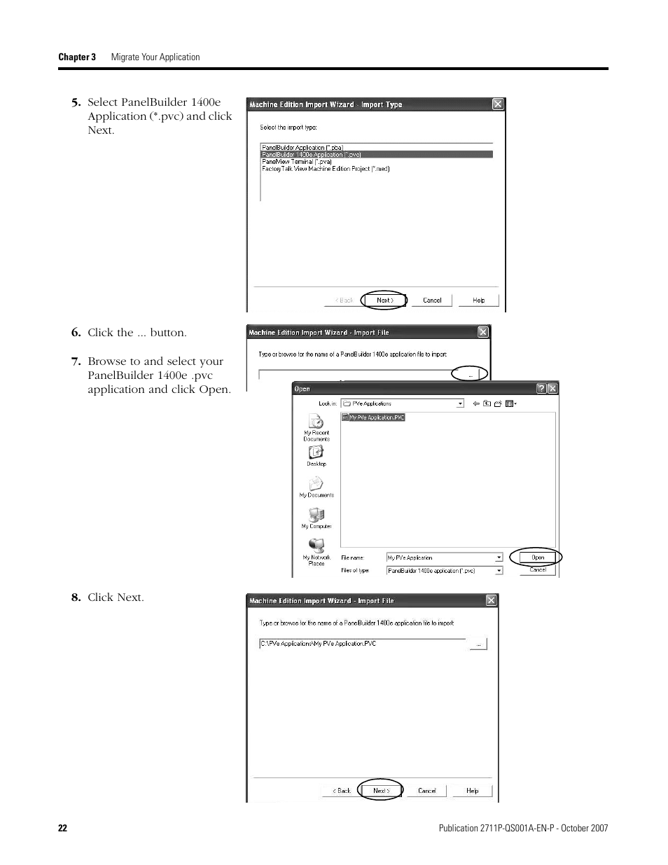 Age 22 | Rockwell Automation Migrating PanelView Enhanced Terminal Applications User Manual | Page 22 / 160
