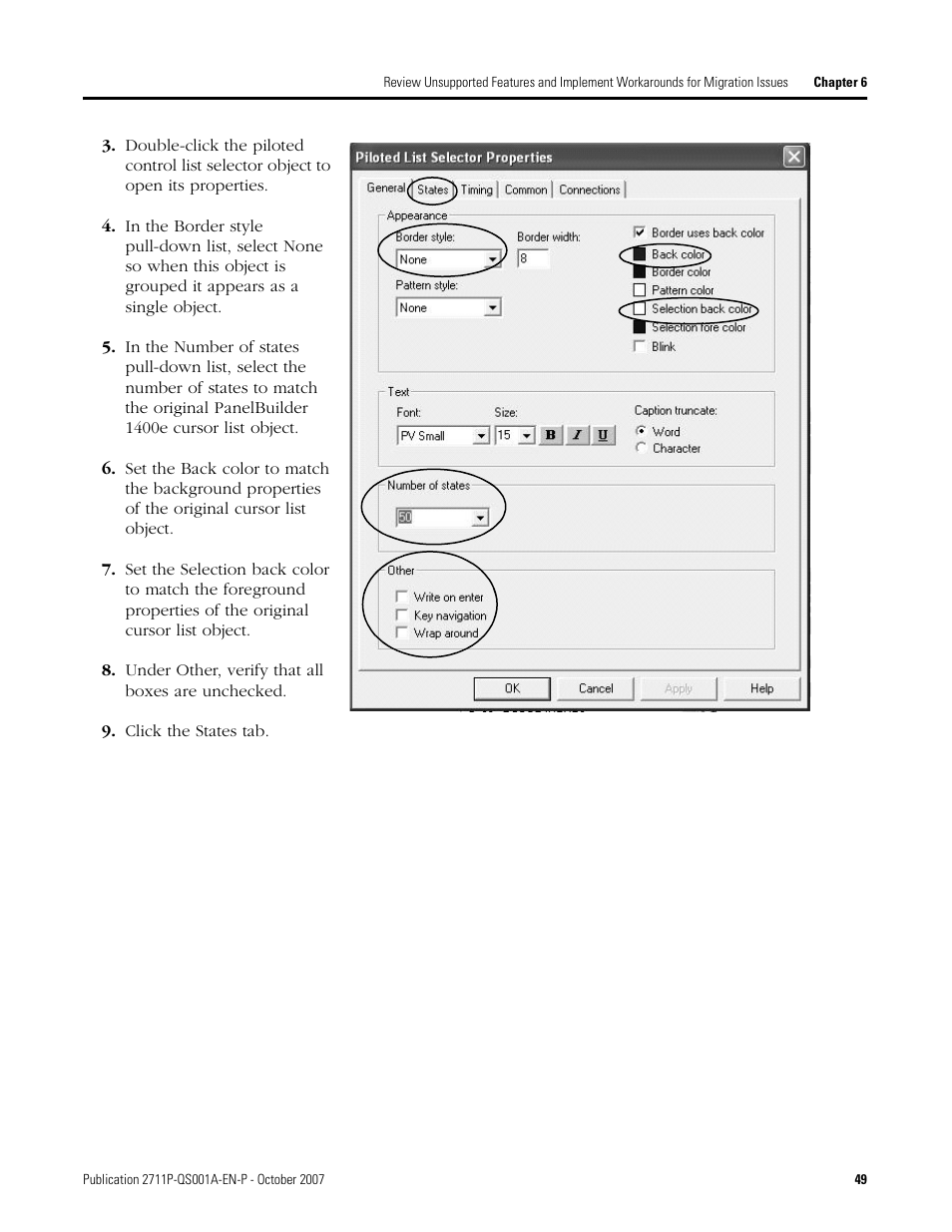 Rockwell Automation Migrating PanelView Enhanced Terminal Applications User Manual | Page 49 / 160