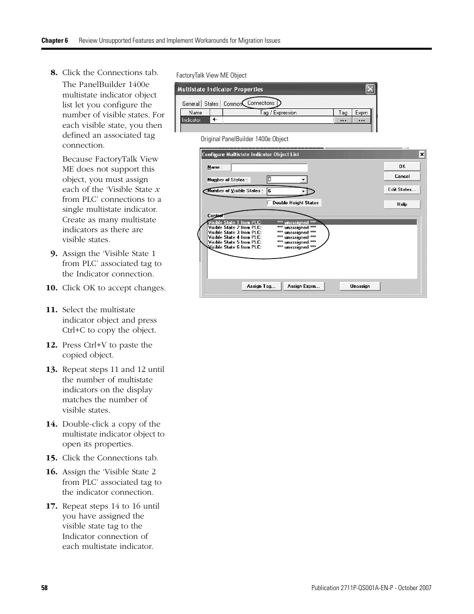 Rockwell Automation Migrating PanelView Enhanced Terminal Applications User Manual | Page 58 / 160