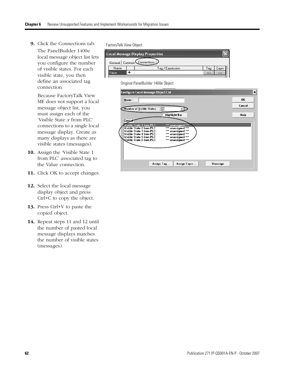 Rockwell Automation Migrating PanelView Enhanced Terminal Applications User Manual | Page 62 / 160