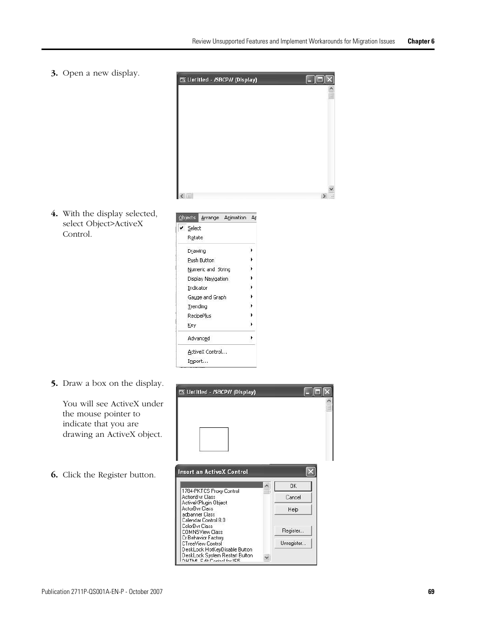 Rockwell Automation Migrating PanelView Enhanced Terminal Applications User Manual | Page 69 / 160