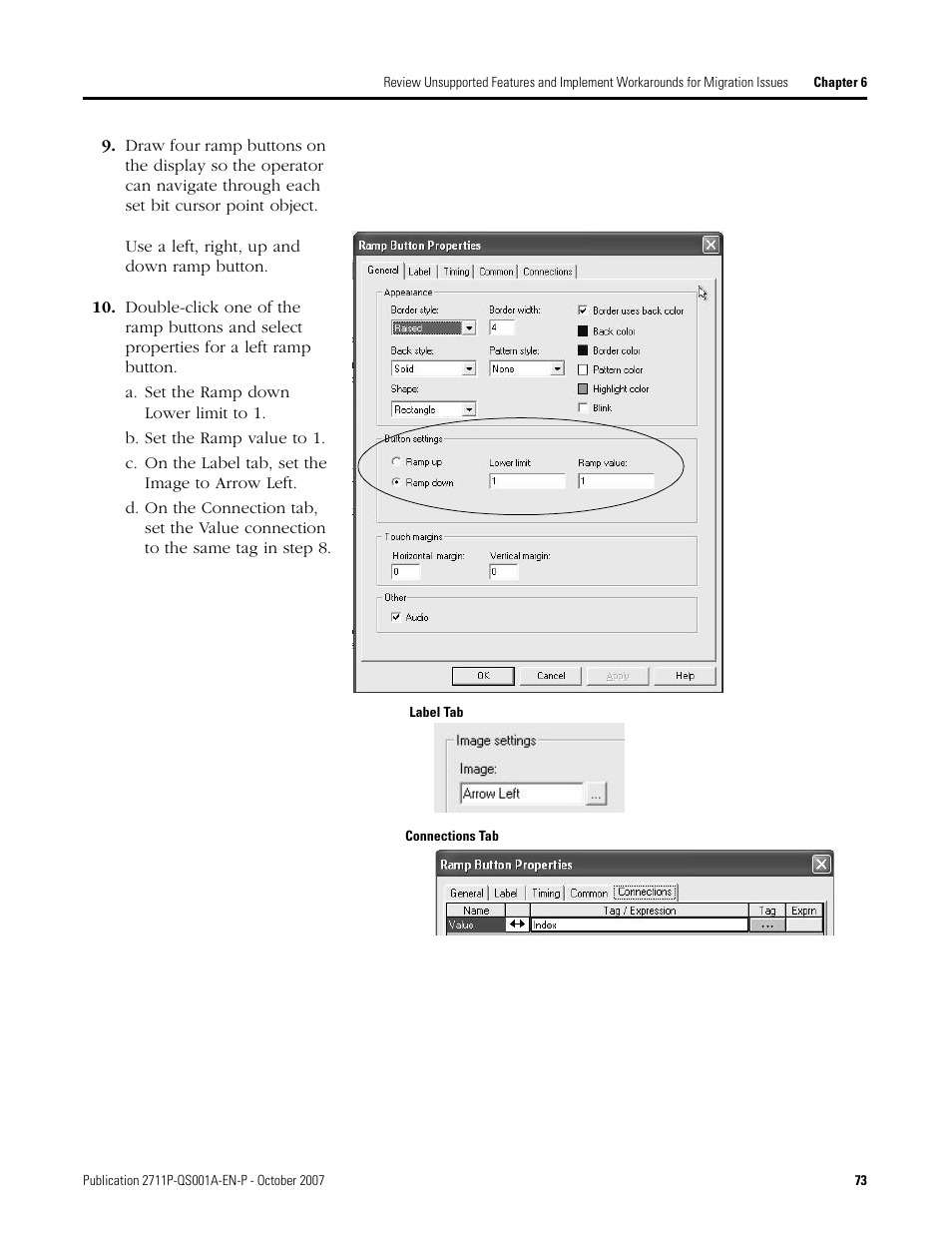Rockwell Automation Migrating PanelView Enhanced Terminal Applications User Manual | Page 73 / 160