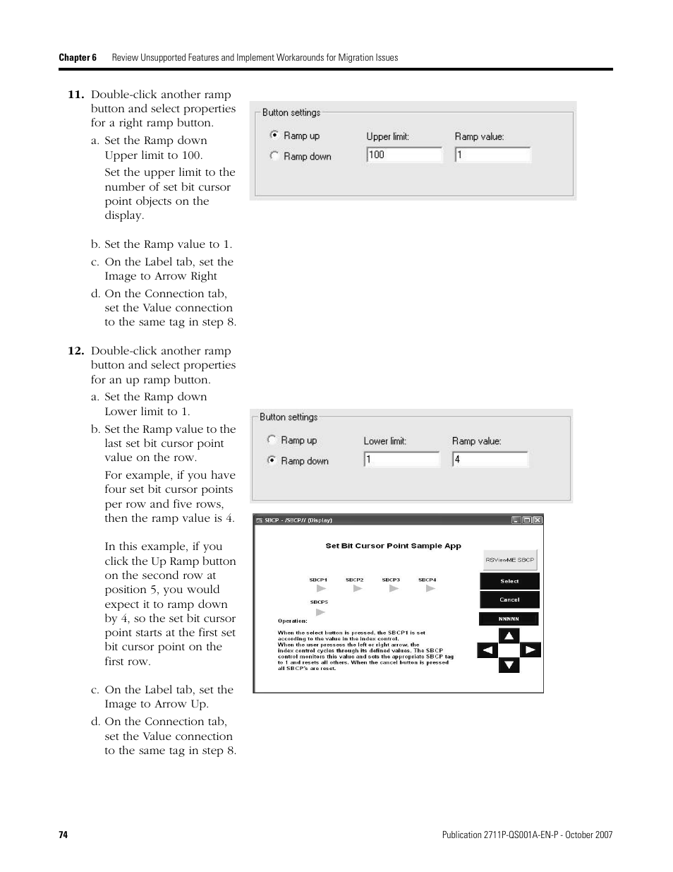 Rockwell Automation Migrating PanelView Enhanced Terminal Applications User Manual | Page 74 / 160