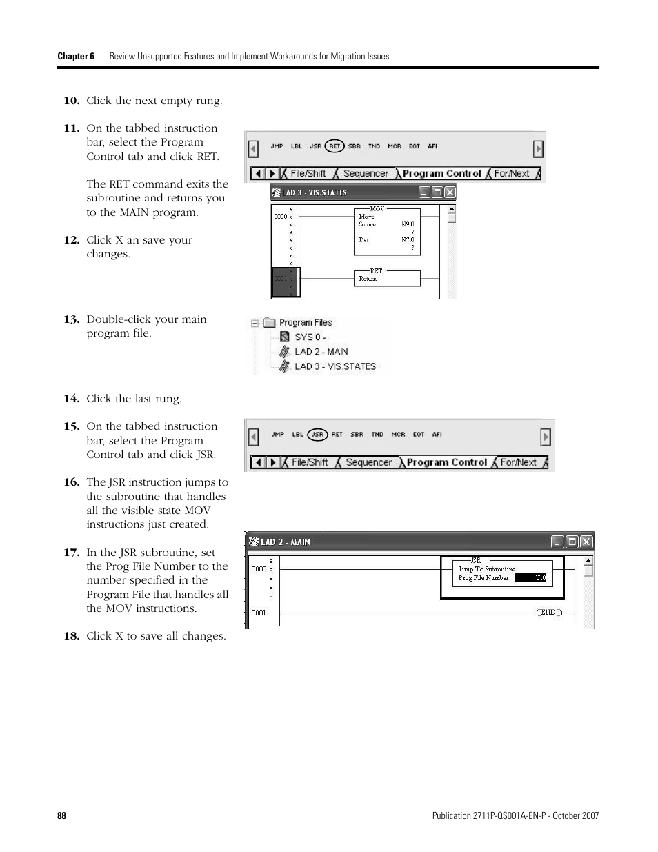 Rockwell Automation Migrating PanelView Enhanced Terminal Applications User Manual | Page 88 / 160