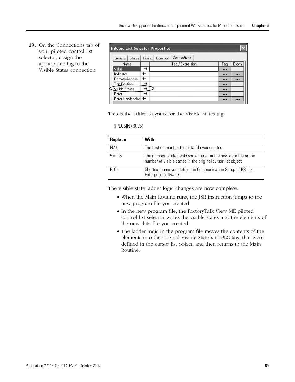 Rockwell Automation Migrating PanelView Enhanced Terminal Applications User Manual | Page 89 / 160