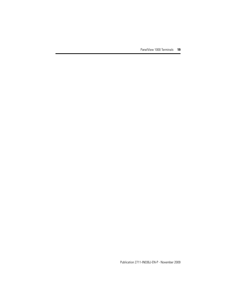 Rockwell Automation 2711-PV1000 PanelView 1000 Terminals User Manual | Page 19 / 20