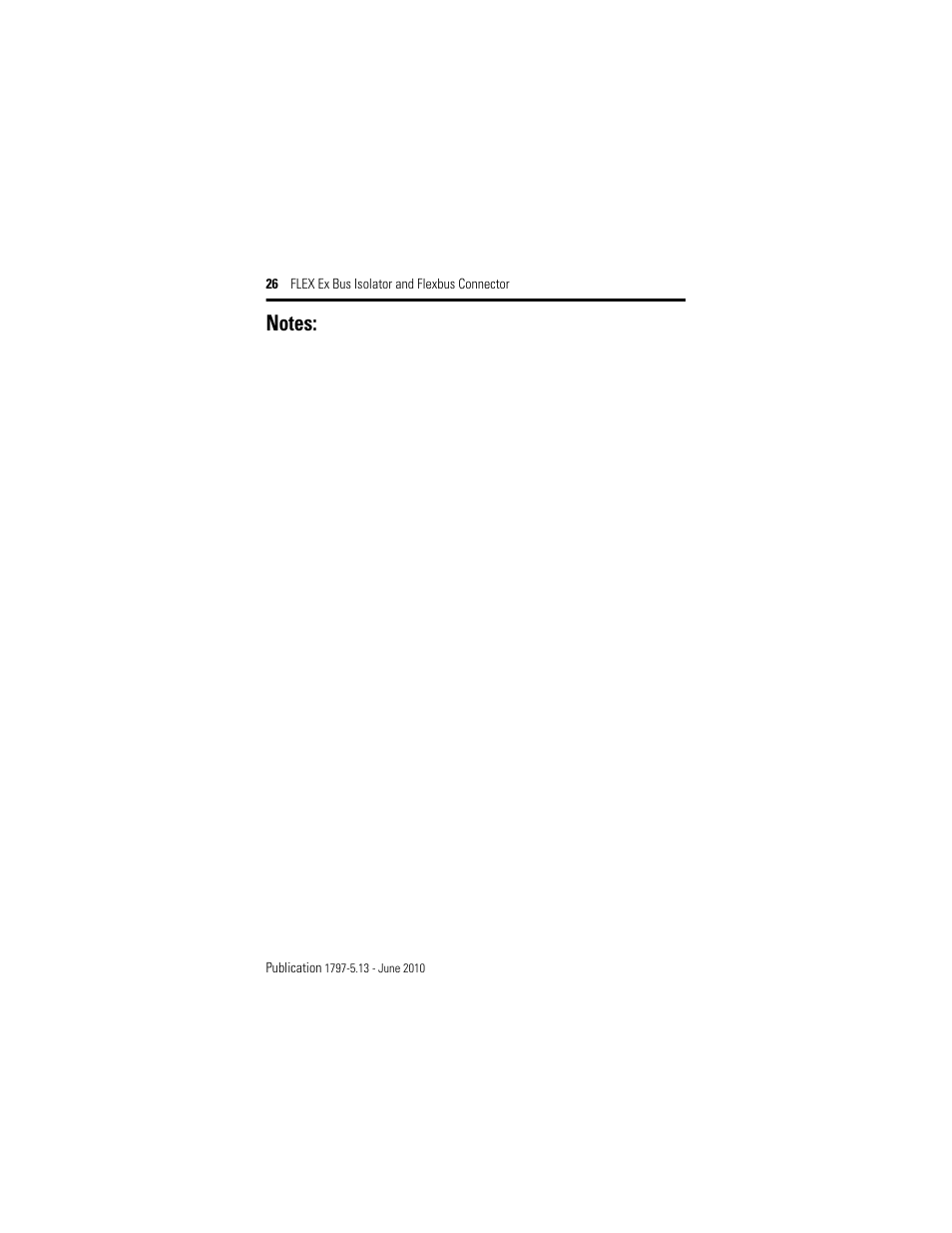 Rockwell Automation 1797-CEC FLEX Ex Bus Isolator and Flexbus Connector User Manual | Page 26 / 28