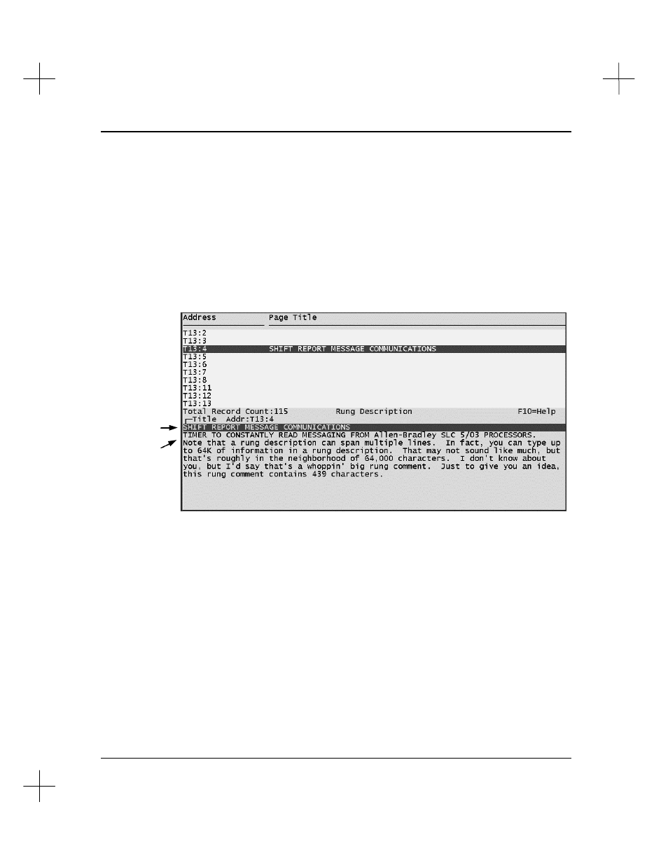 Rockwell Automation 9323-S5500D A.I. SERIES MICROLOGIX 1000 AND PLC-500 SOFTW User Manual | Page 209 / 547
