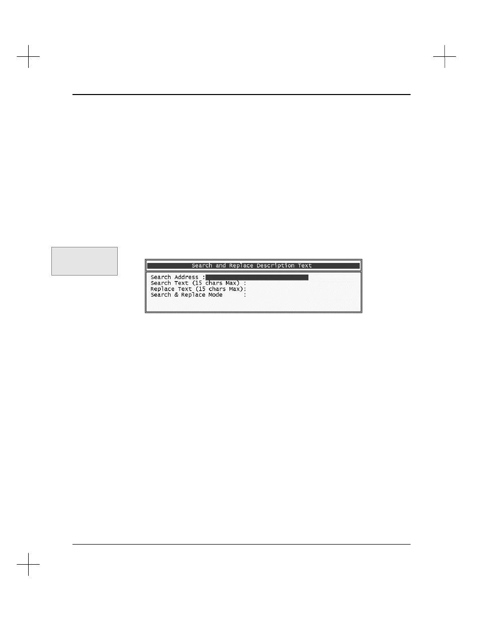 Search and replace description text | Rockwell Automation 9323-S5500D A.I. SERIES MICROLOGIX 1000 AND PLC-500 SOFTW User Manual | Page 235 / 547