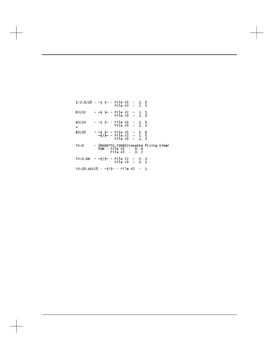 Cross reference report | Rockwell Automation 9323-S5500D A.I. SERIES MICROLOGIX 1000 AND PLC-500 SOFTW User Manual | Page 257 / 547