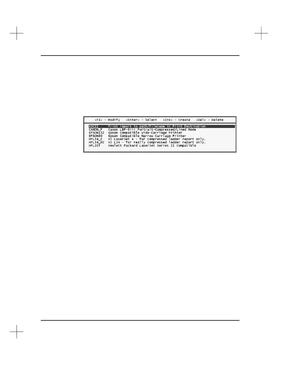 Modify or delete an existing printer driver | Rockwell Automation 9323-S5500D A.I. SERIES MICROLOGIX 1000 AND PLC-500 SOFTW User Manual | Page 280 / 547