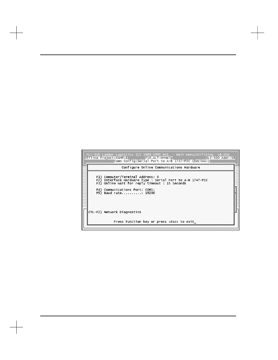 Communication device configuration | Rockwell Automation 9323-S5500D A.I. SERIES MICROLOGIX 1000 AND PLC-500 SOFTW User Manual | Page 342 / 547