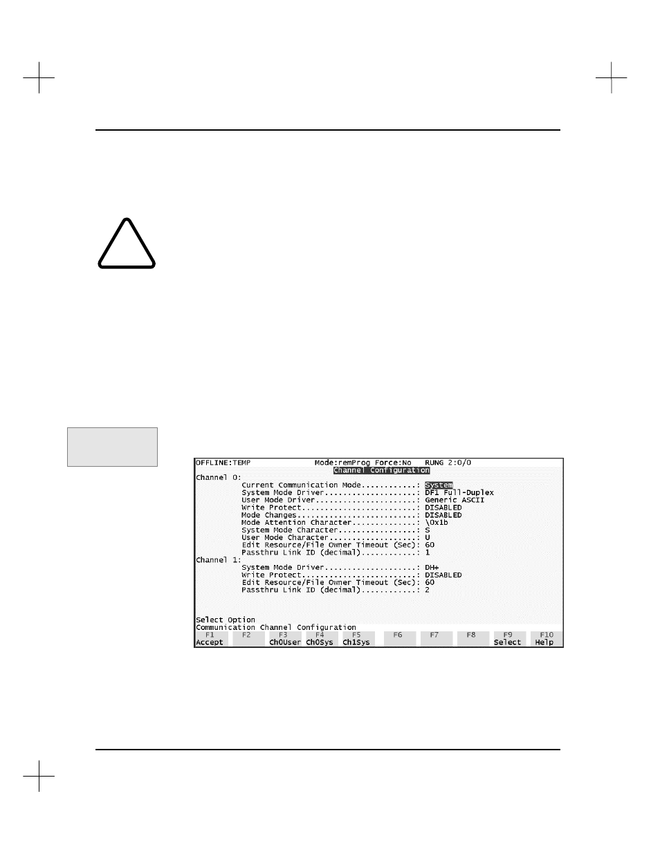 Enabling/disabling channels | Rockwell Automation 9323-S5500D A.I. SERIES MICROLOGIX 1000 AND PLC-500 SOFTW User Manual | Page 380 / 547