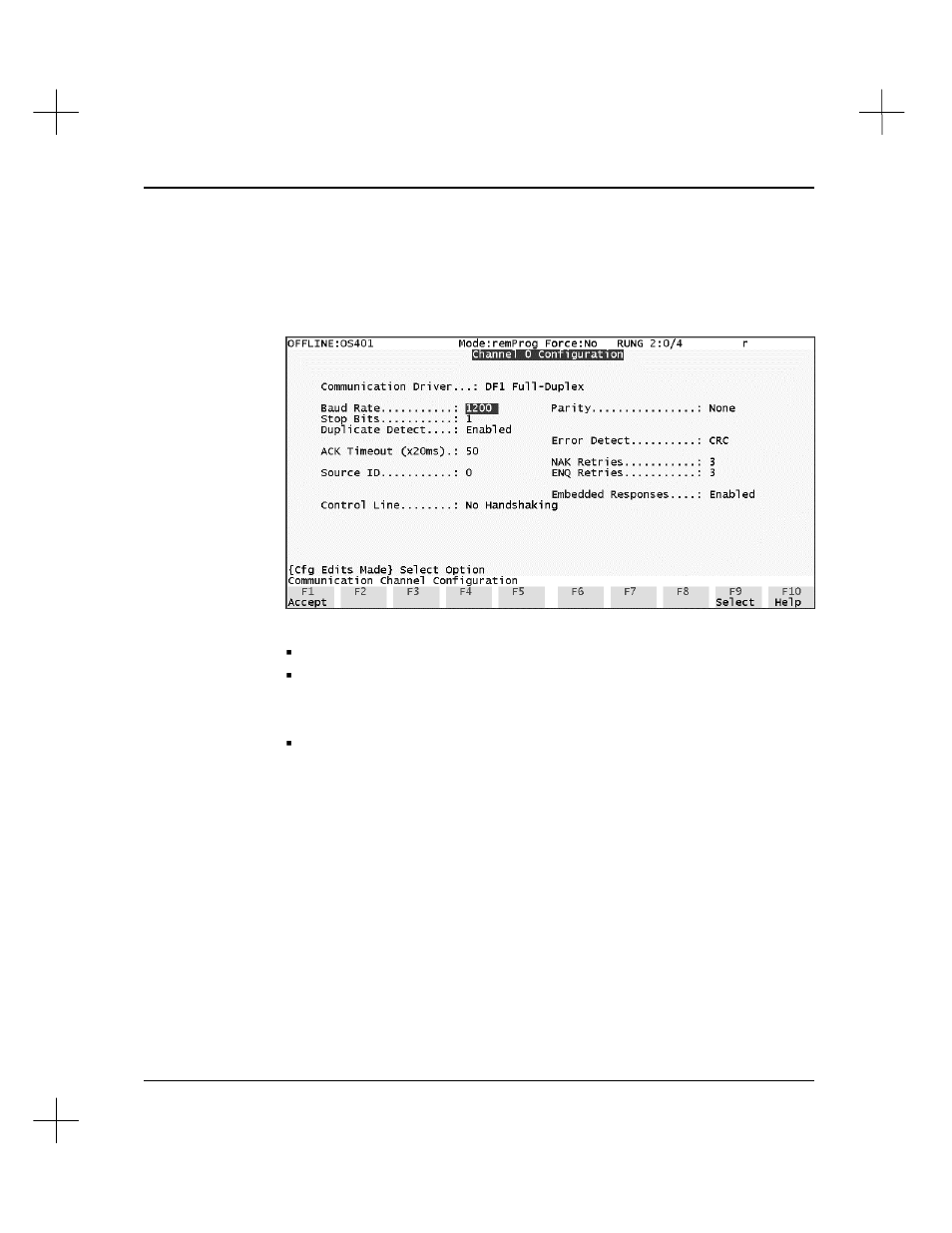 System mode configuration | Rockwell Automation 9323-S5500D A.I. SERIES MICROLOGIX 1000 AND PLC-500 SOFTW User Manual | Page 387 / 547