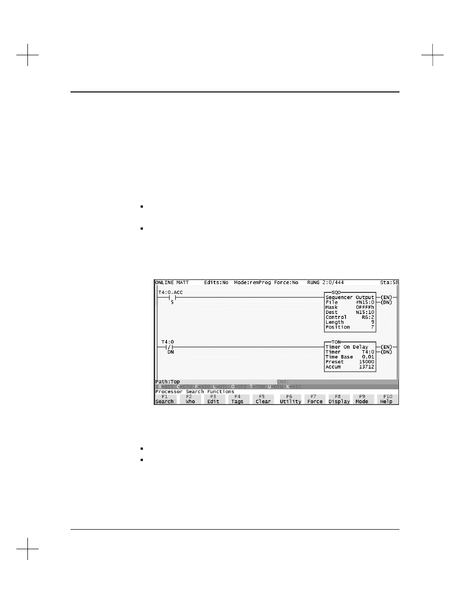 Performing an online edit | Rockwell Automation 9323-S5500D A.I. SERIES MICROLOGIX 1000 AND PLC-500 SOFTW User Manual | Page 419 / 547